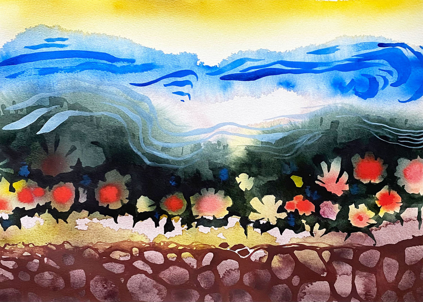 Breezy Greeting Card