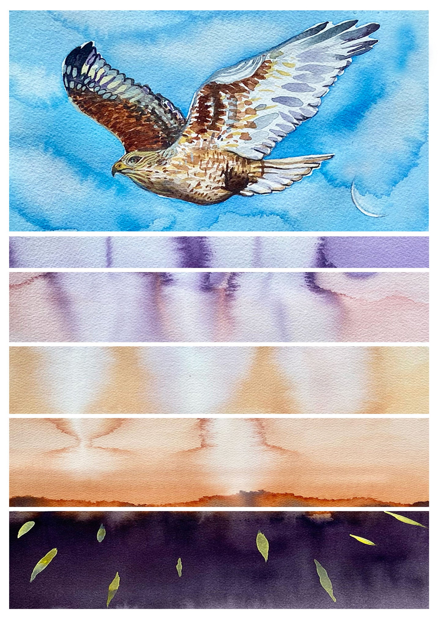 Soaring Hark Greeting Card