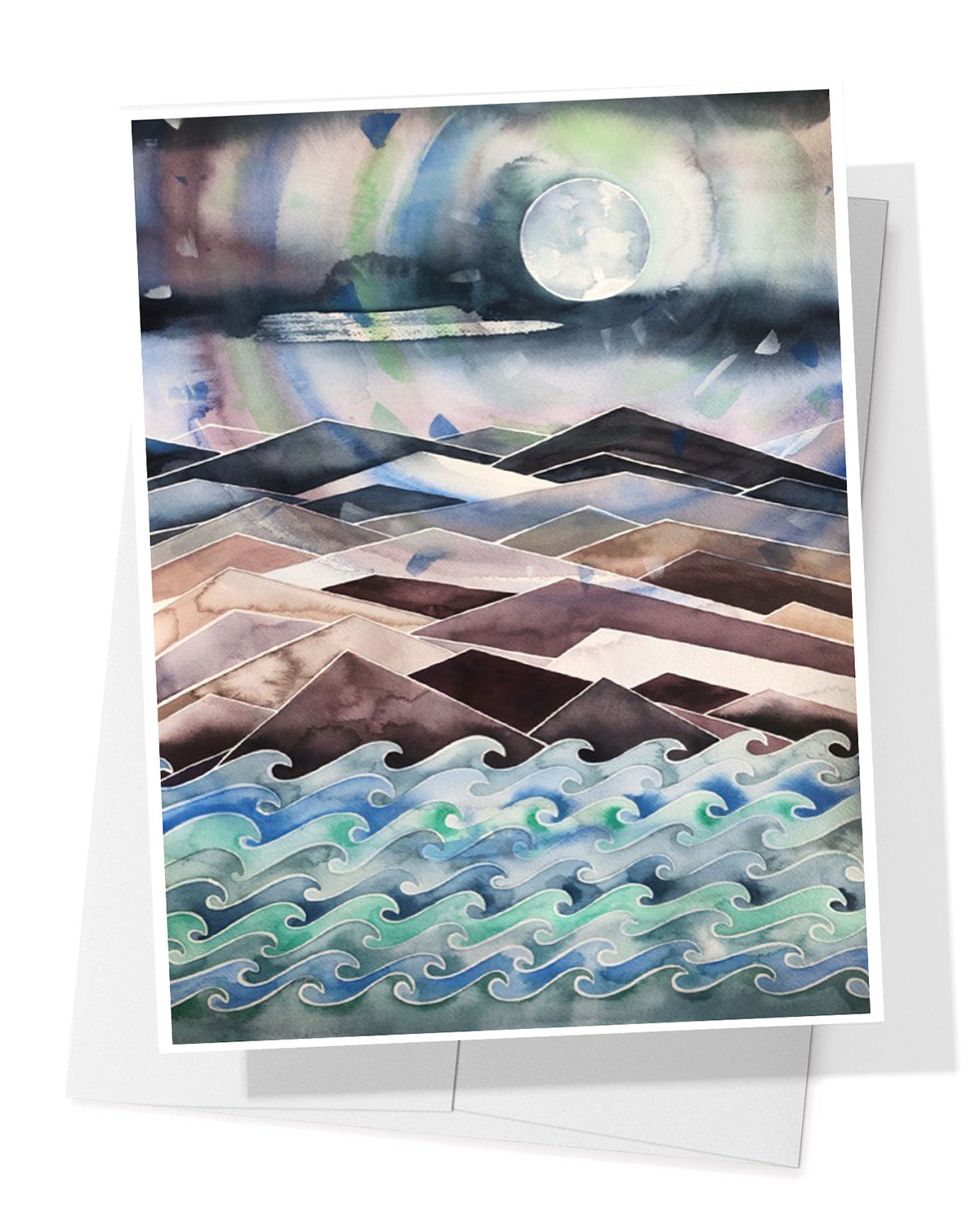 Phases Greeting Card